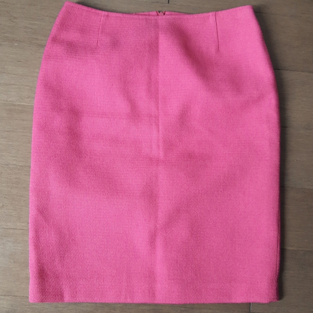 Mario Serrani / Bright Pink Pencil Skirt